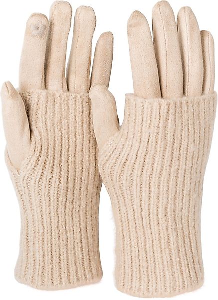 styleBREAKER Strickhandschuhe Touchscreen Stoff Handschuhe mit günstig online kaufen