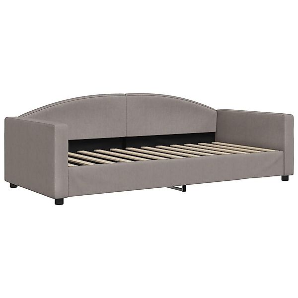 vidaXL Tagesbett mit Matratze Taupe 90x200 cm Stoff1843248 günstig online kaufen