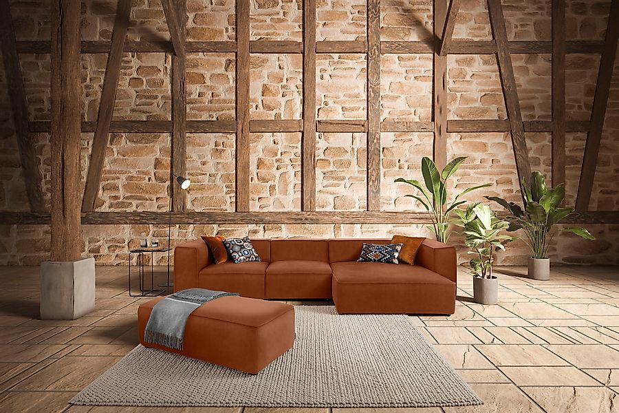 W.SCHILLIG Hocker "around-the-block", mit eleganter Biese günstig online kaufen