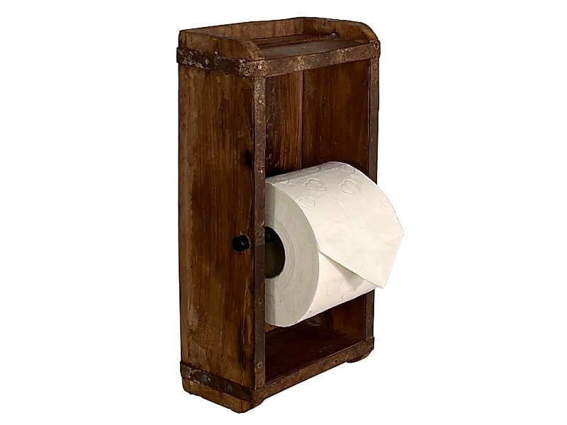 massivum Wanddekoobjekt Ziegelform Rollenhalter Badezimmer Deko günstig online kaufen