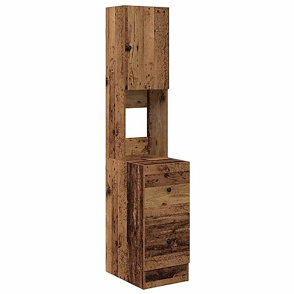 vidaXL Küchenschrank mit Regal Altholz 35 x 50 x 180 cm Holzwerkstoff 87137 günstig online kaufen