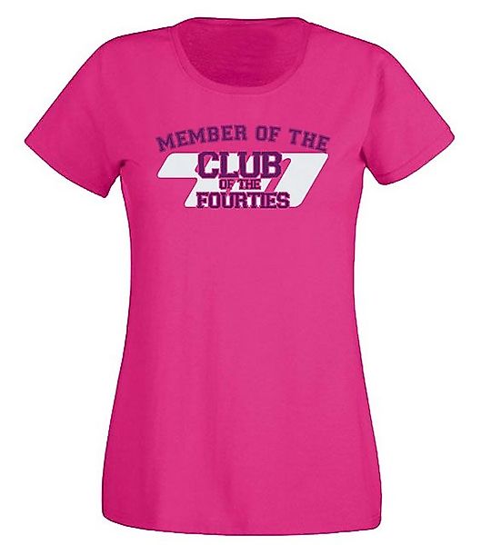 G-graphics T-Shirt Damen T-Shirt - 40 – Member of the Club of Fourties zum günstig online kaufen