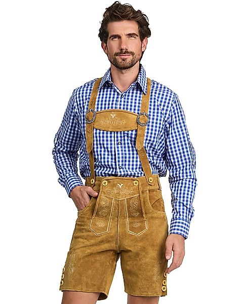 Steigenhöfer Manufaktur Trachtenlederhose "ANTON" kurze Trachtenhosen günstig online kaufen