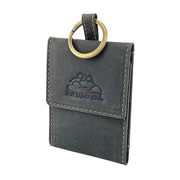 Buffalo Hill Mini Geldbörse Büffelleder Portemonnaie >6 günstig online kaufen