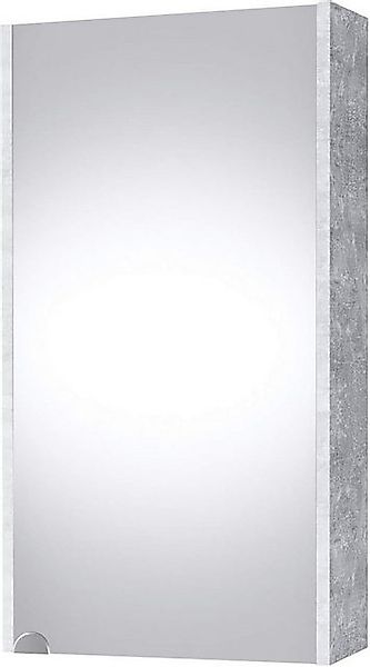 Planetmöbel Badezimmerspiegelschrank Spiegelschrank 40cm (Beton) günstig online kaufen