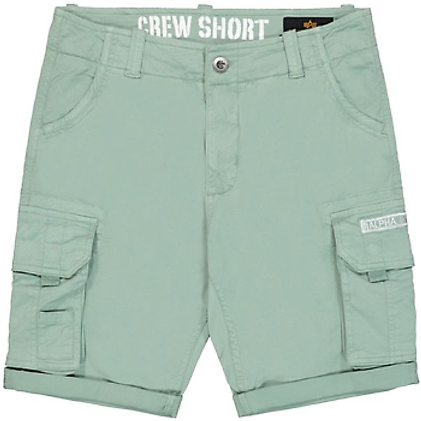 Alpha Industries  Shorts Crew Short - frost green günstig online kaufen