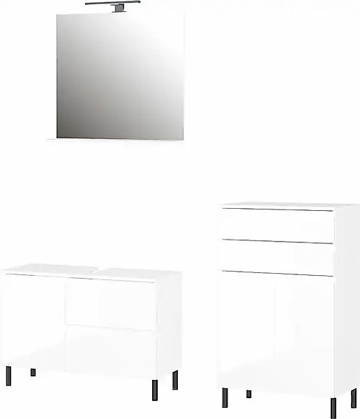 GERMANIA Badmöbel-Set »Scantic«, (Set, 3 St.), aus Spiegel, Waschbeckenunte günstig online kaufen