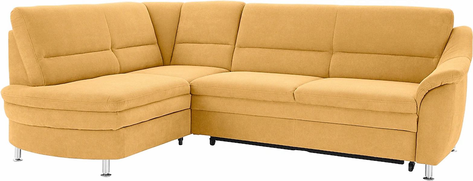 sit&more Ecksofa »Cardoso L-Form«, mit Federkern, wahlweise mit Bettfunktio günstig online kaufen