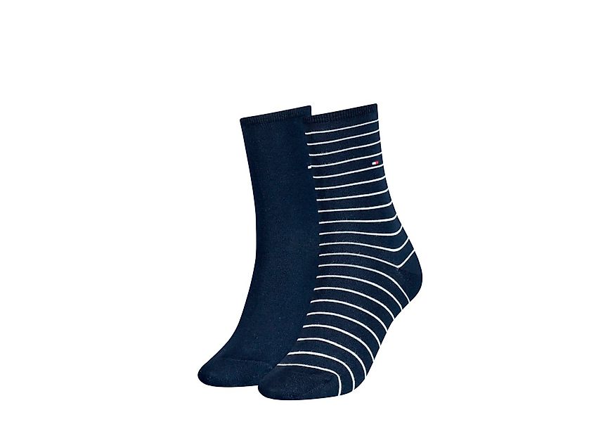 Tommy Hilfiger Socken TH WOMEN SOCK 2P SMALL STRIPE (2-Paar, 2 Paar) mit sc günstig online kaufen