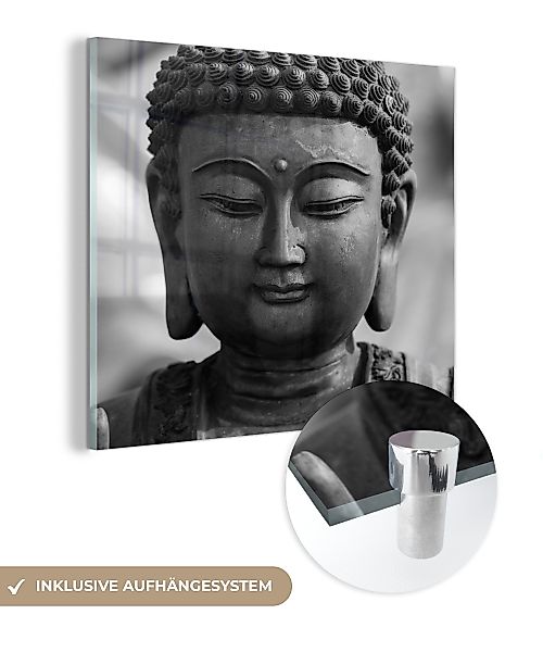 MuchoWow Acrylglasbild Buddha - Grau - günstig online kaufen