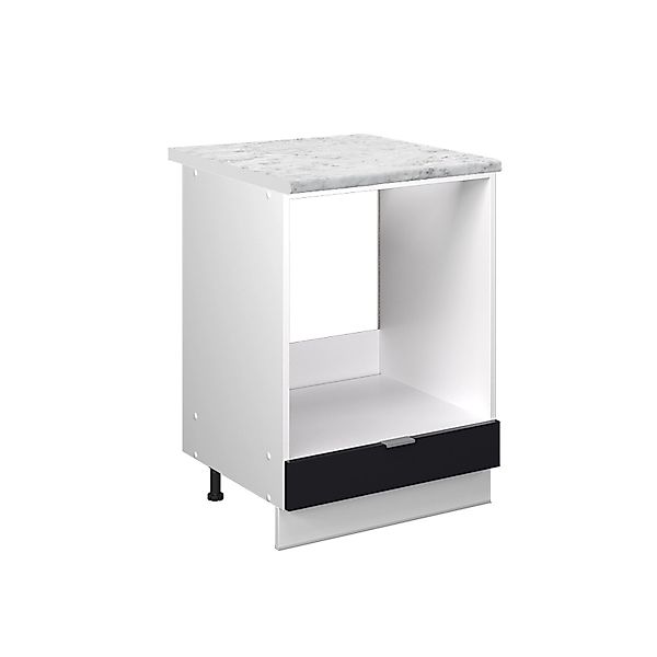 Vicco Herdumbauschrank Fame-Line Herdschrank Schwarz Gestreift 60 cm AP Mar günstig online kaufen