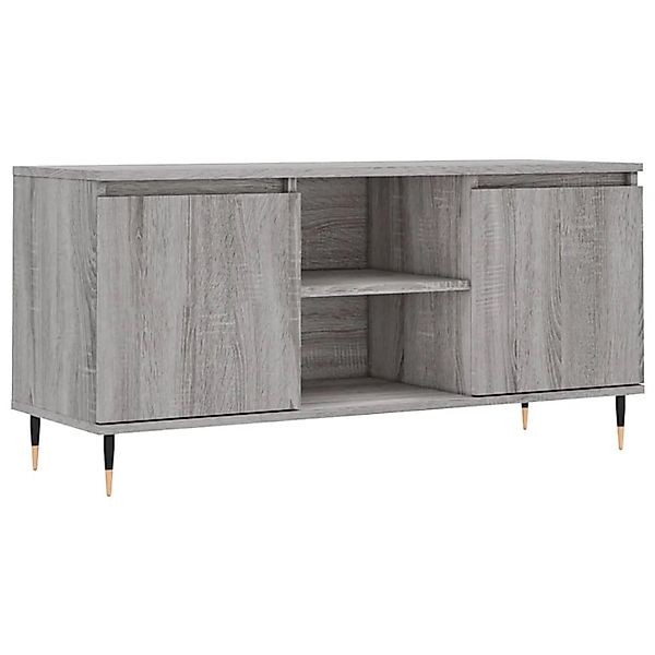 vidaXL TV-Schrank Grau Sonoma 104x35x50 cm Holzwerkstoff 827010 günstig online kaufen