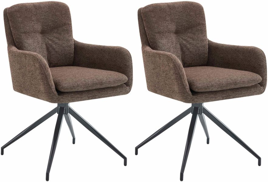 CLP Esszimmerstuhl Pickett (2er Set), Stoffbezug, günstig online kaufen