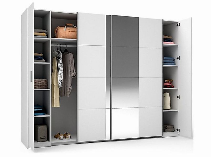 Lukas Möbel Schwebetürenschrank Kleiderschrank Store 270 cm mit Dreh/Schweb günstig online kaufen