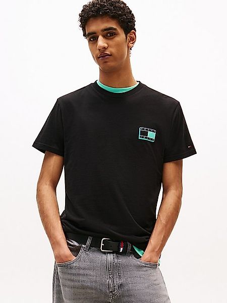 Tommy Jeans T-Shirt TJM SLIM POP COLOR FLAG TEE EXT Mit Rundhalsausschnitt günstig online kaufen