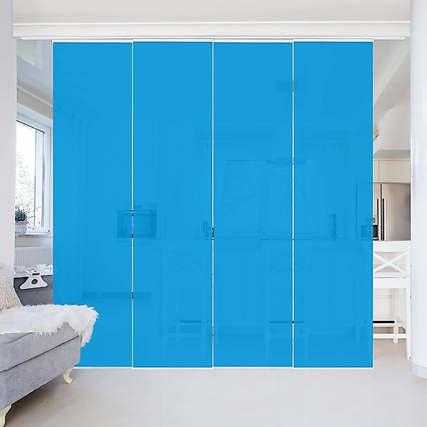 Bilderdepot24 Schiebegardine modern Flächenvorhang blickdicht Enzian, günstig online kaufen