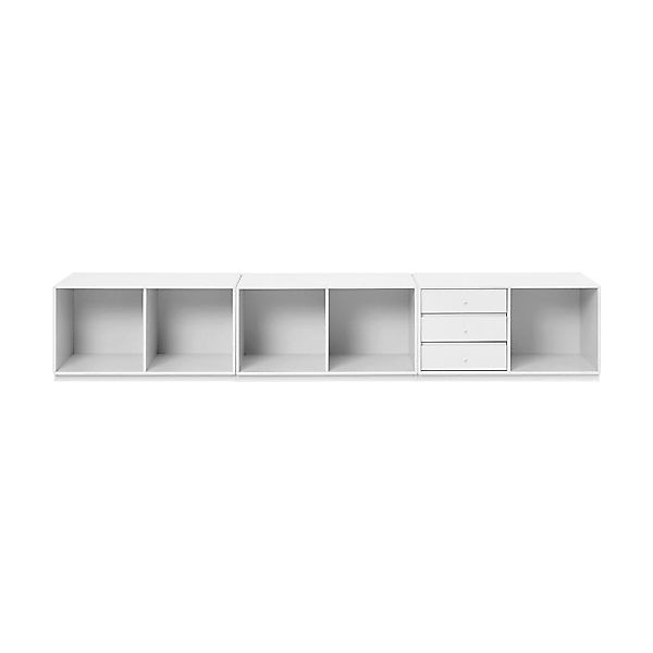 Montana - Rest Sideboard mit Schubladen H 38,4cm - new white 101/lackiert/B günstig online kaufen