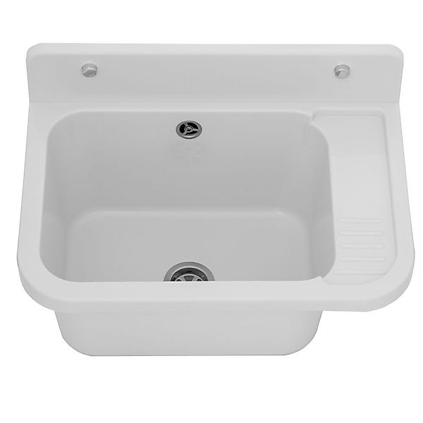 Lavre Waschbecken Vigo, Kunststoff Spülbecken Waschtrog günstig online kaufen