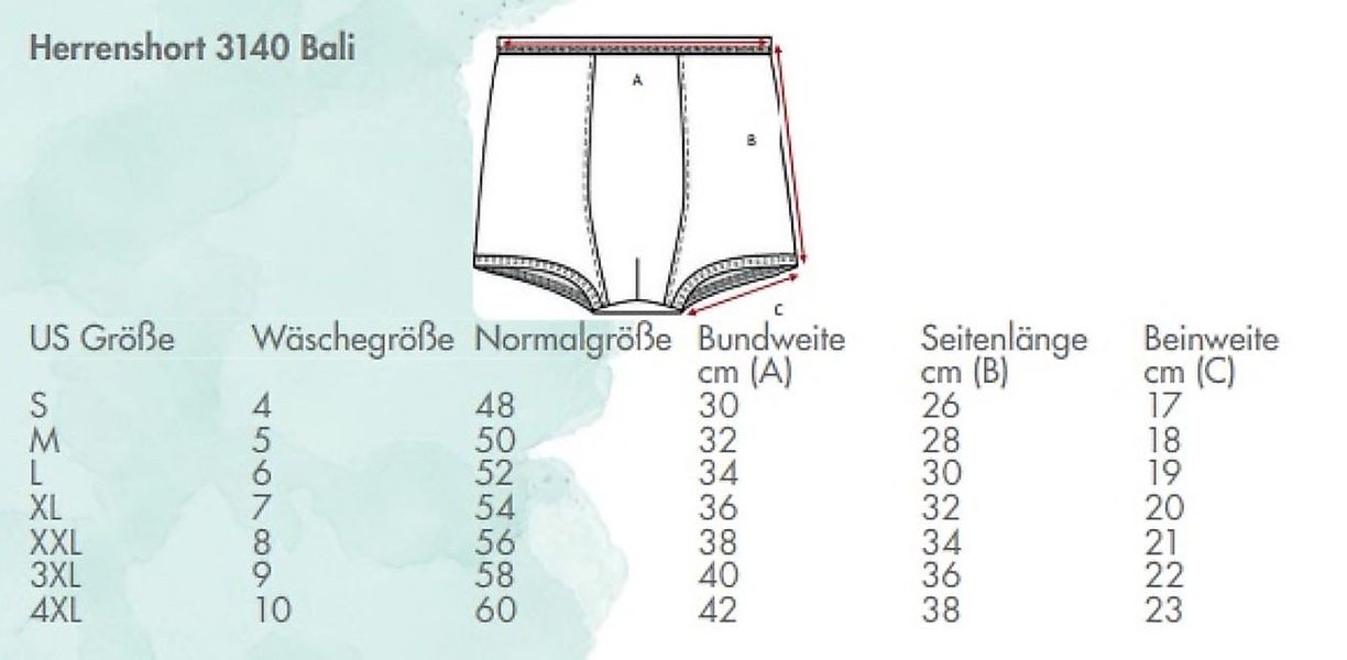 bene-vit Inkontinenzboxer Herren-Short Bali mit Saugeinlage günstig online kaufen