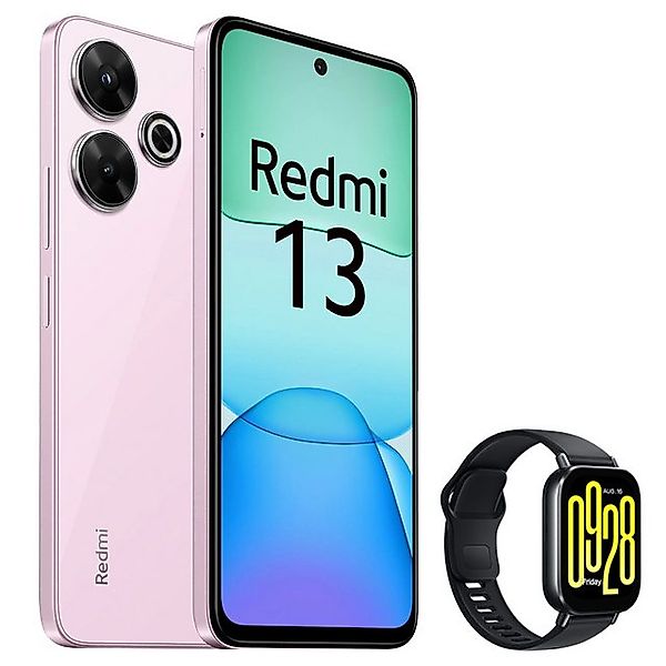 Xiaomi Redmi 13 NFC 8+256GB 4G Smartphone & Smartwatch Handy (6.79 Zoll, 10 günstig online kaufen