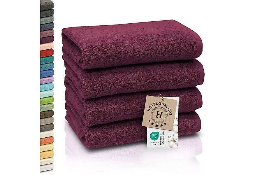 ZOLLNER Handtücher, Walkfrottier (4-St), 50 x 100 cm, 100% Baumwolle, alle günstig online kaufen