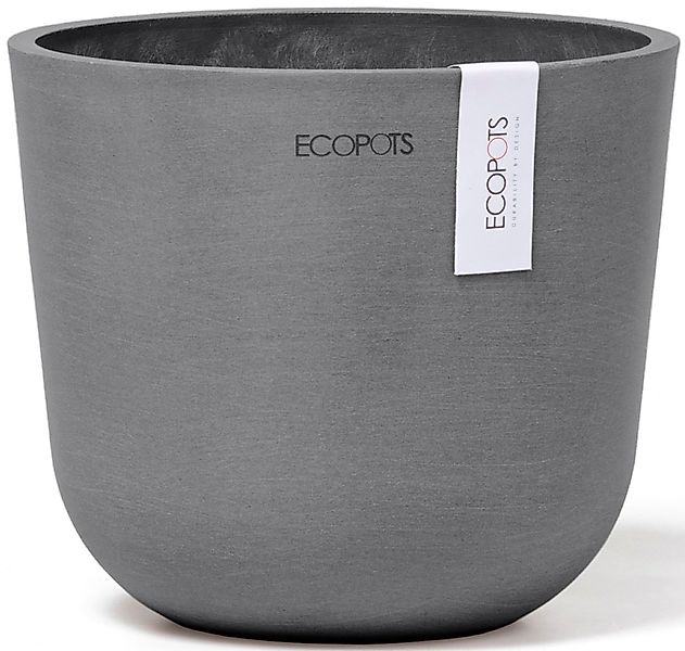 ECOPOTS Blumentopf Oslo Mini 16 Grau, für den Innenbereich günstig online kaufen