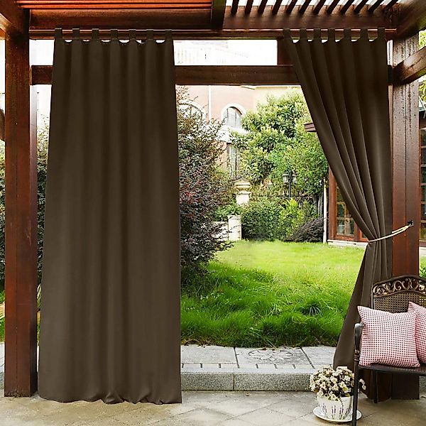 Qelus Outdoorvorhang Blickdicht Vorhang Outdoor Wasserdicht günstig online kaufen