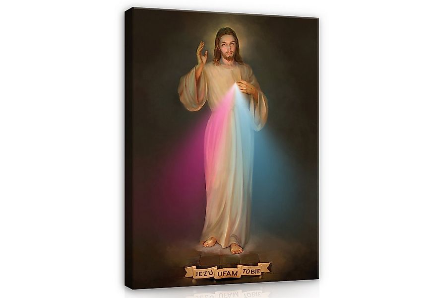Wallarena Leinwandbild Jesus Religion Wandbilder Wand Deko XXL Bilder, Jesu günstig online kaufen