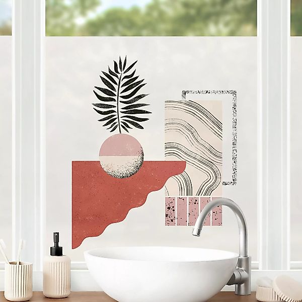 Fensterfolie Pastellige Collage II günstig online kaufen