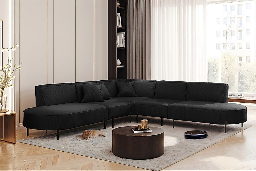 Fun Möbel Ecksofa Sofa VALENCIA Seite günstig online kaufen