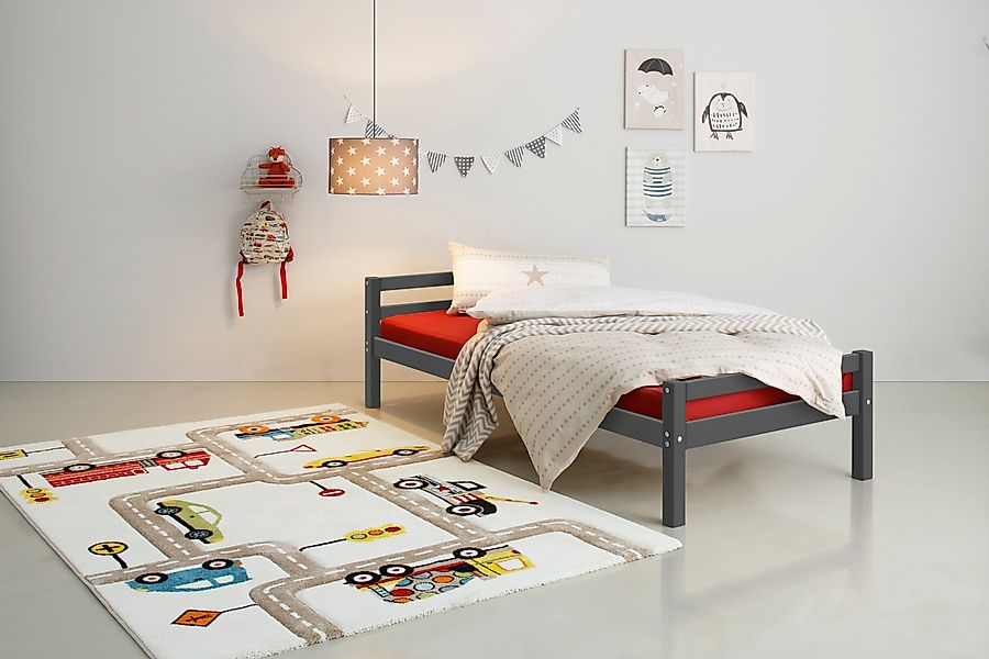 Lüttenhütt Kinderbett Alpi, Einzelbett aus schönem günstig online kaufen
