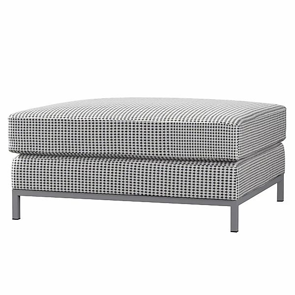 Bezug für Kramfors Hocker, schwarz-beige, Husse, Kramfors Hocker, Living II günstig online kaufen