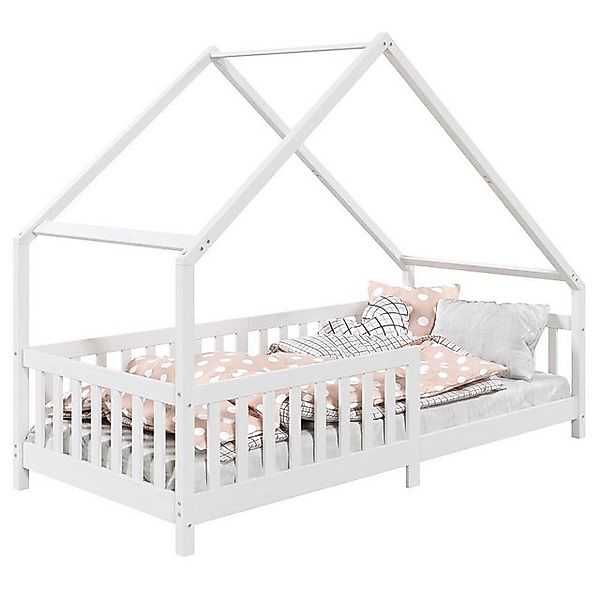 IDIMEX Kinderbett CORA, Hausbett Tipibett Kinderbett Montessori Bett Kiefer günstig online kaufen