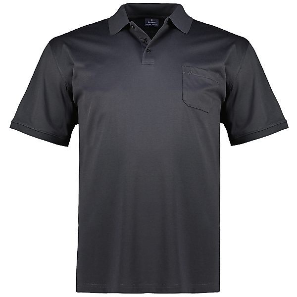 RAGMAN Poloshirt mit Pima-Baumwolle Farbe schwarz Größe: 3XL günstig online kaufen