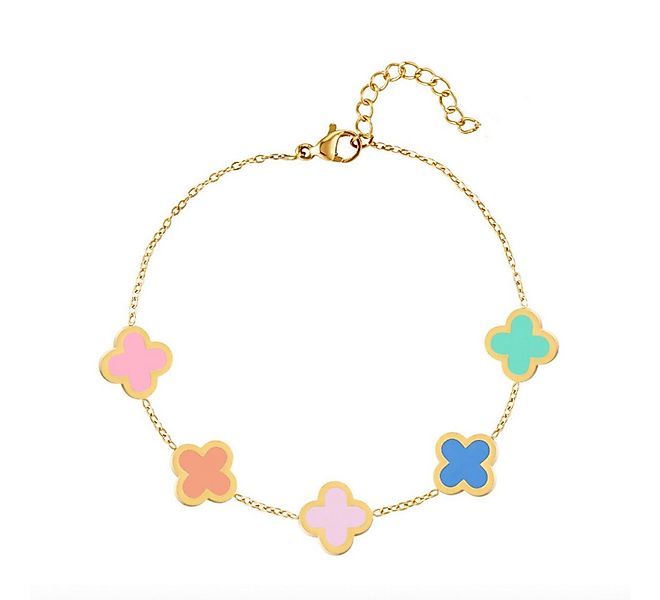Cala Rose Edelstahlarmband HAPPY CLOVER günstig online kaufen