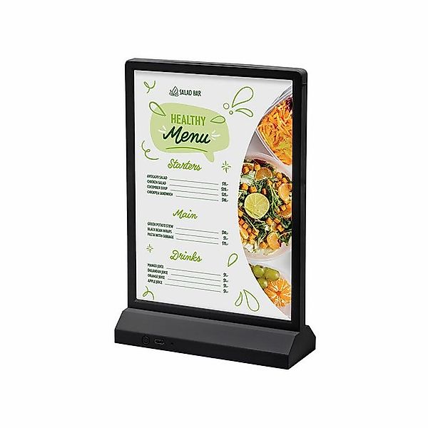 Showdown Displays Hängevitrine Showdown Displays LED T Aufsteller - A5 Hoch günstig online kaufen