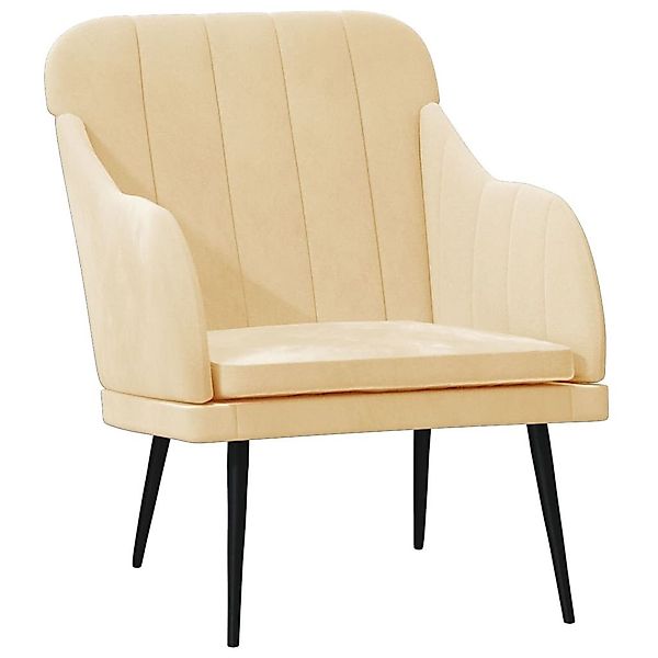vidaXL Sessel Sessel Creme 63x76x80 cm günstig online kaufen