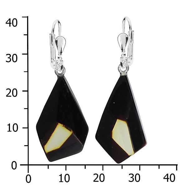 OSTSEE-SCHMUCK Paar Ohrhänger Ostsee-Schmuck Ohrhänger Trapez günstig online kaufen