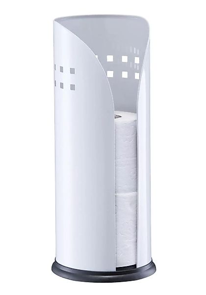 WC-Rollenhalter weiß Metall B/H/L: ca. 14x34x14 cm günstig online kaufen