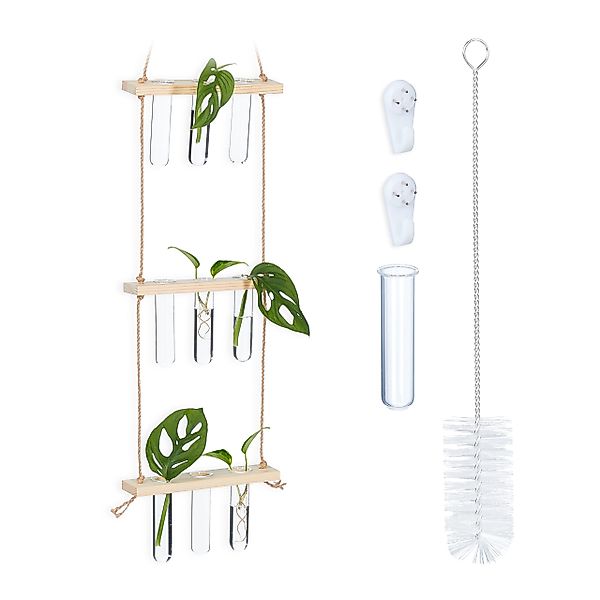 relaxdays Anzuchttopf Hängende Pflanzen Vermehrungsstation (1 günstig online kaufen