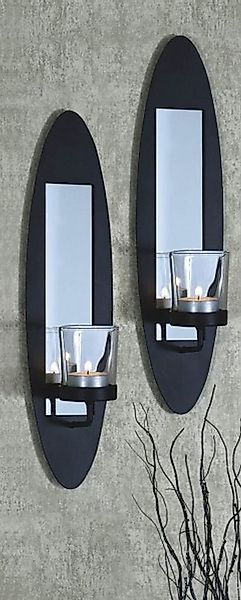 Gravidus Wandkerzenhalter Wandkerzenhalter 2er Set Teelichthalter günstig online kaufen