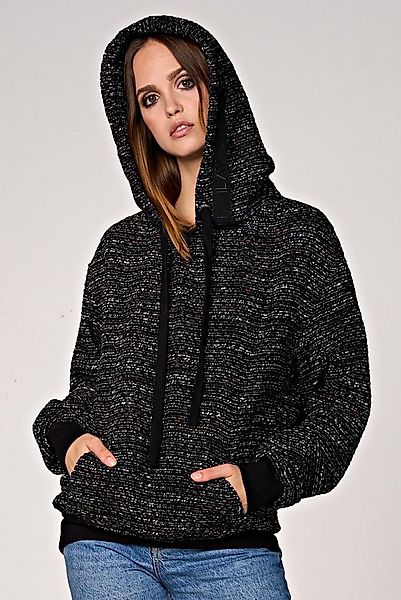 ILAY Lit Kapuzenpullover Bouclé Hoodie Lima, Schwarz günstig online kaufen