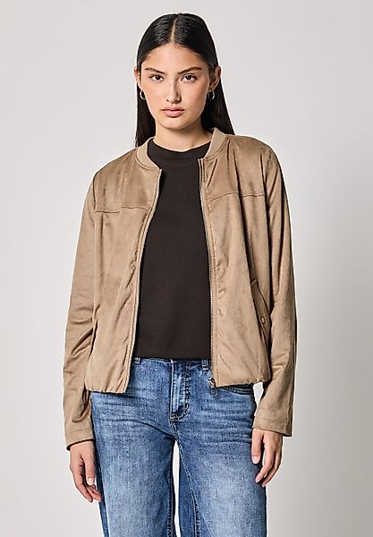 STREET ONE STUDIO Lederimitatjacke mit Rundhalsausschnitt günstig online kaufen