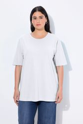 Ulla Popken T-Shirt T-Shirt Rundhalsausschnitt Relaxed günstig online kaufen