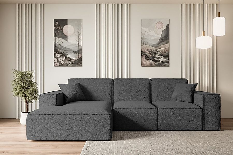 ALTDECOR Ecksofa SERRA-L-S, Couch mit Schlaffunktion, Wohnzimmer - Wohnland günstig online kaufen