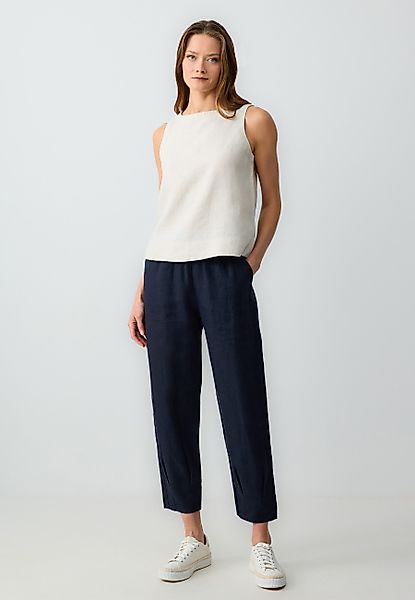 Jimmy Key Strickhose Gewebte Leinenhose Mit günstig online kaufen