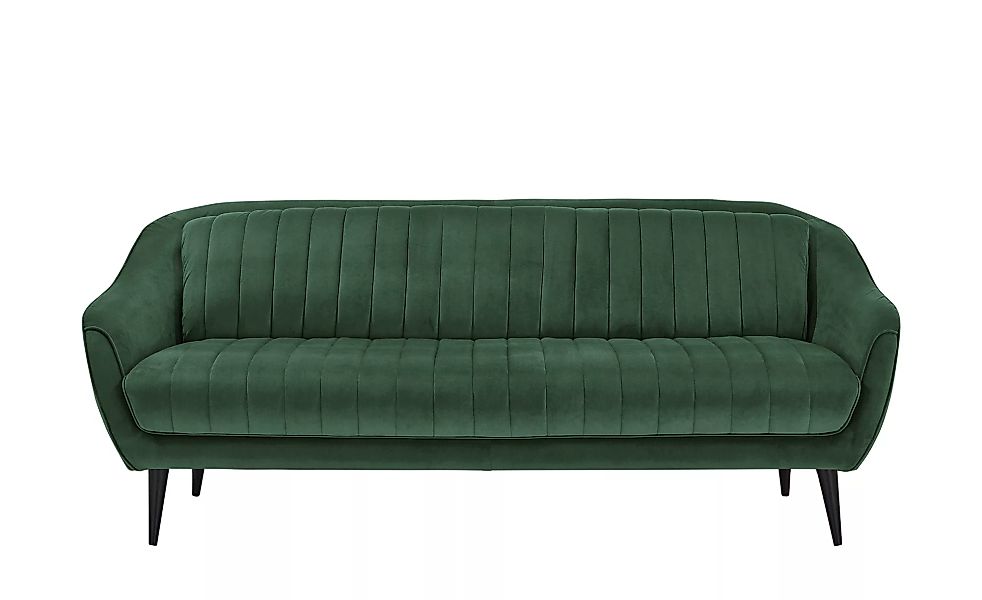 Sofa - grün - 215 cm - 83 cm - 90 cm - Polstermöbel > Sofas > 3-Sitzer - Mö günstig online kaufen