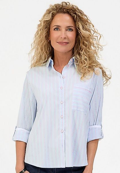 bianca Hemdbluse ANINA mit modischen Kontrast-Details günstig online kaufen