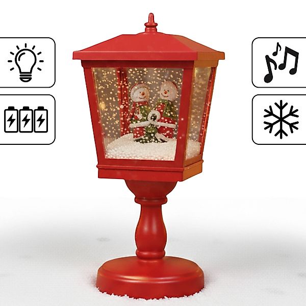 Sarcia.eu Weihnachtsfigur Rote Mini-Laterne Weihnachten mit günstig online kaufen