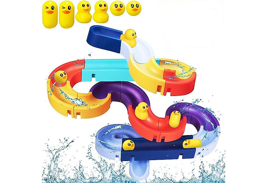 FOUORTUNATE-BEE Badespielzeug Badebahn Kugelspielzeug 34-teilig – Badewanne günstig online kaufen